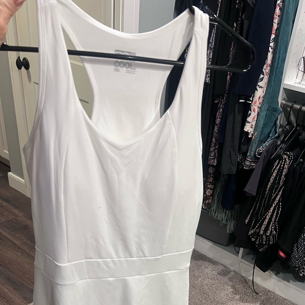 White Sleeveless Dress